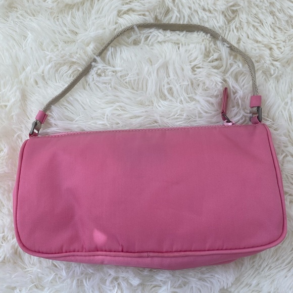 Pink Prada Nylon Tessutto Pouchette - Picture 2 of 6